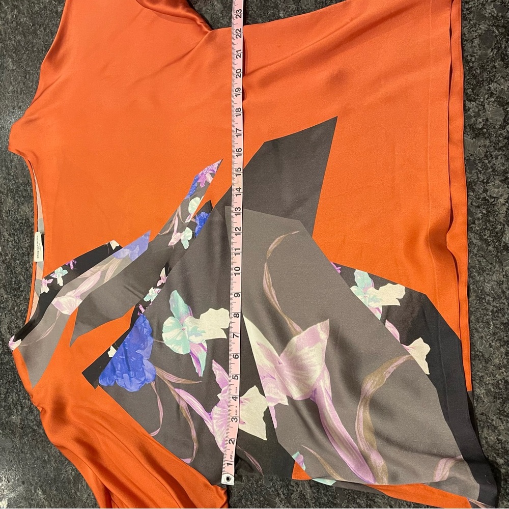 Vintage Dries Van Noten Coral Silk Top Size 40 - Picture 8 of 16